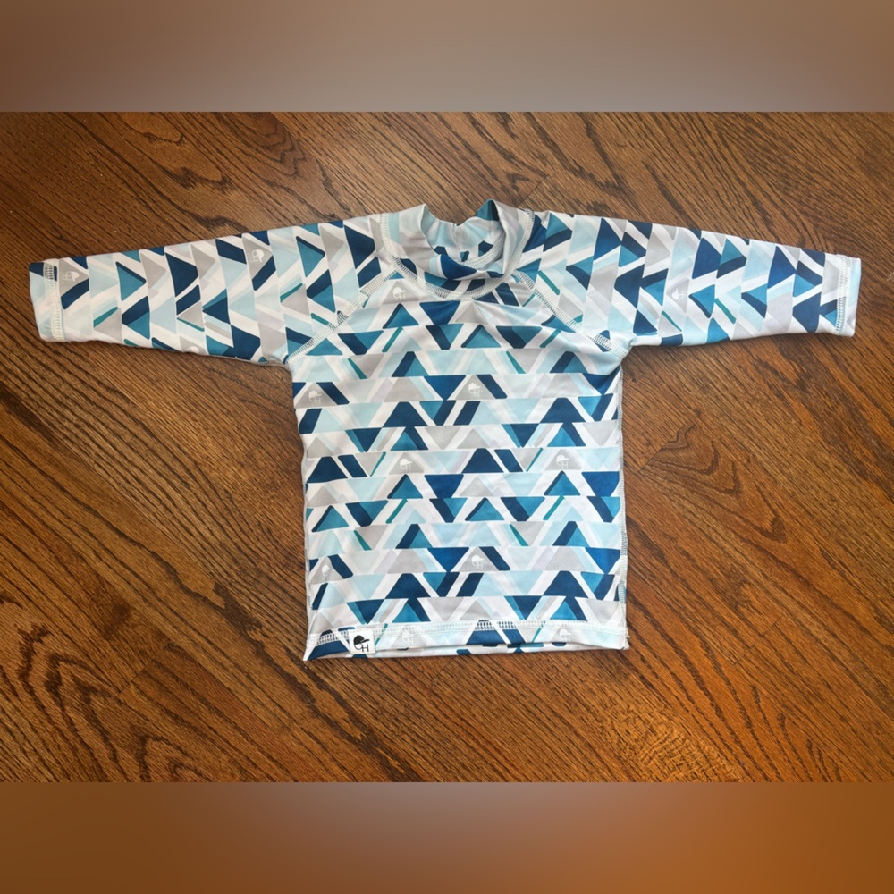 George Hats Rash Guard, 6-12 mo